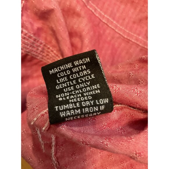 BKE Tailored Fit XL Mens Cotton Blend Long Sleeve Pearl Snap Western Shirt - Picture 12 of 13